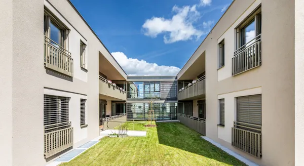 Eine Wohnanlage der Landeswohnbau Kärnten